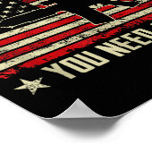 Poster The Government Says You Don't Need A Gun - Funny P (Coin)