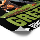 Poster The Gr Is Greener Where You Water It Motivational  (Coin)