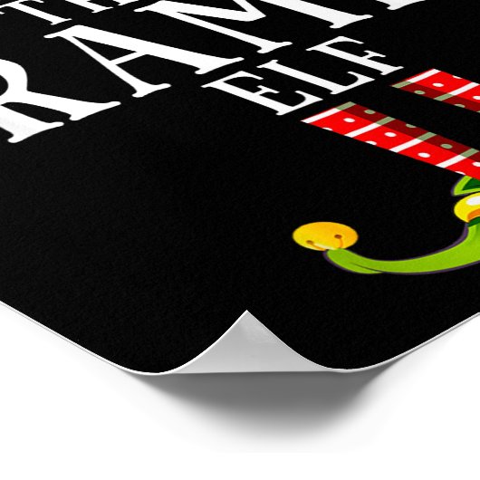 Poster The Gramps Elf Funny Matching Pajama Xmas  (Coin)