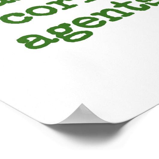 Poster The Great Constitutional Corrective - Corruption Q (Coin)