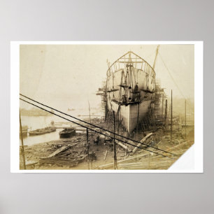 Poster The Great Eastern, 1857 (albumen print)