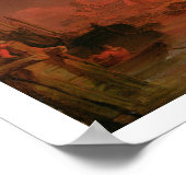 Poster The Great Fire of London, c.1797 (huile sur toile) (Coin)