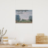 Poster The Great House and Park at Chawton, vers 1780 (Cuisine)