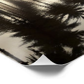 Poster The Great Wave of Palm Trees Water Mirror (Coin)