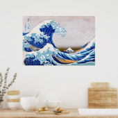 Poster The Great Wave off Kanagawa, Hokusai (Cuisine)