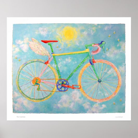 Poster The Guardian Bike Print (Devant)