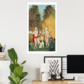 Poster The Happy Quartet, 1902 (huile sur toile) (Bureau à domicile)