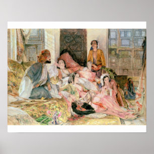 Poster The Harem, c.1850