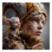 Poster "The Harlequin Monkey with Magic Wings (Devant)