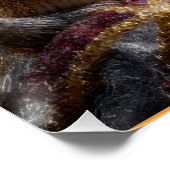 Poster "The Harlequin Monkey with Magic Wings (Coin)