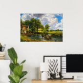 Poster The Hay Wain by John Constable (Bureau à domicile)