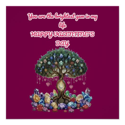 Poster The Heart of the Gem Tree: A Romantic Valentine's  (Devant)