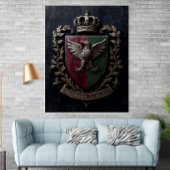 Poster  The Heraldic Crest Chateaucore Victorian Medieval