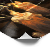 Poster The Hermit card illustration - alchemy art (Coin)