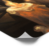 Poster The Hermit card illustration - alchemy art (Coin)