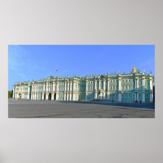 Poster The Hermitage Museum Panorama, Russia (Devant)