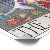 Poster The Hierophant tarot card (Coin)