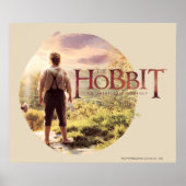 Poster The Hobbit Logo with BILBO BAGGINS™ Back (Devant)