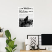 Poster The Holiday Post Newspaper Christmas Tree Farm (Bureau à domicile)
