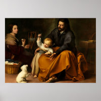 The Holy Family with a Little Bird by Murillo