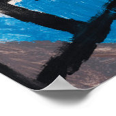 Poster The Hour Before One Night ,Blue Famous Painting (Coin)