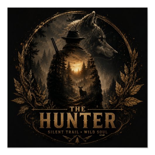 Poster The Hunter , Dans le silence sauvage  (Devant)