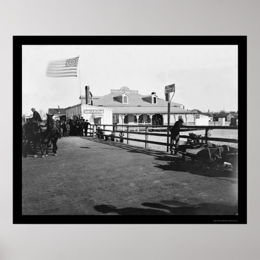 Poster The Hygeia Dining Saloon at Fort Monroe 1864 (Devant)