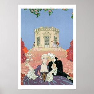 Poster The Indolents,  illustration for 'Fetes Galantes'