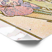 Poster The Iris (1897) par Alphonse Mucha (Coin)