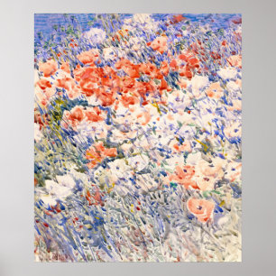 Poster The Island Garden - Childe Hassam - Impressionism
