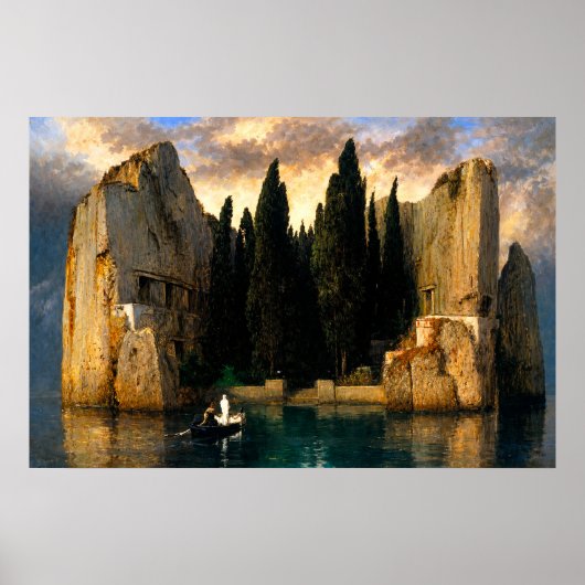 Poster The Isle of the Dead by Arnold Böcklin (Devant)