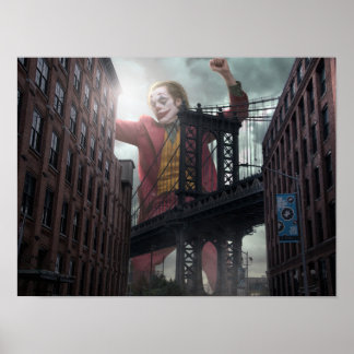 Poster "The Joker in New York", Joker Fan Art