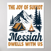 Poster The Joy Of Sukkot Messiah Dwells With Us Jewish Ho (Devant)