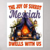 Poster The Joy Of Sukkot Messiah Dwells With Us Jewish Ho (Devant)