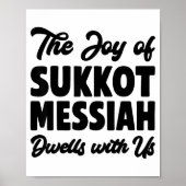 Poster The Joy Of Sukkot Messiah Dwells With Us Jewish Ho (Devant)