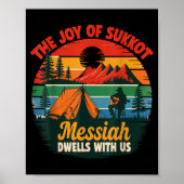 Poster The Joy Of Sukkot Messiah Dwells With Us Jewish Ho (Devant)