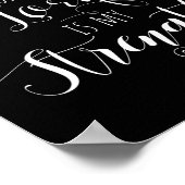 Poster The Joy Of The Lord Is My Strength Christian  (Coin)