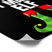 Poster The Just Married Elf Matching Family Christmas Gro (Coin)