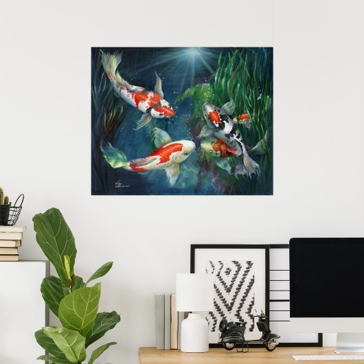 Poster - The Koi Pond (Bureau à domicile)
