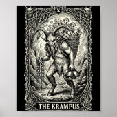 Poster The Krampus Tarot Card Goth Witchy Black Pajamas C (Devant)