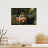 Poster The Lady of Shalott by John William Waterhouse (Cuisine)