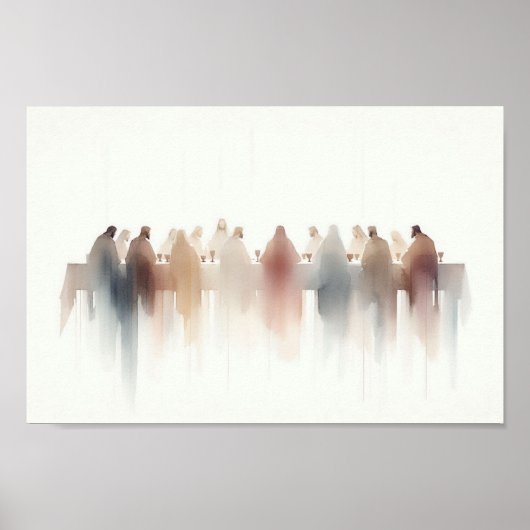 Poster The last supper  (Devant)