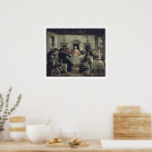 Poster The Last Supper (oil on canvas) 2 (Cuisine)