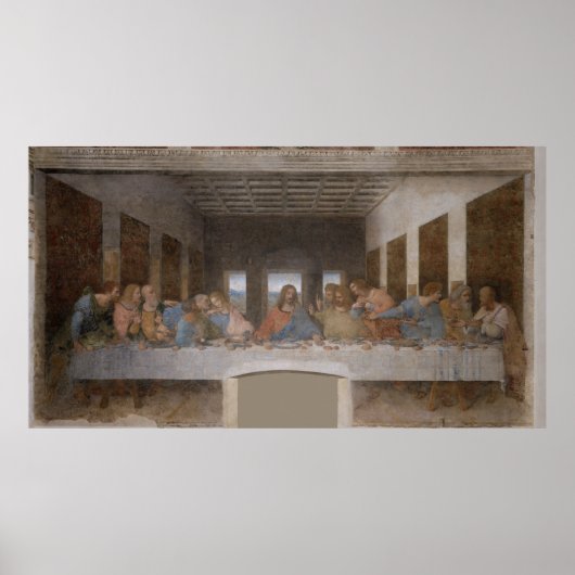 Poster The Last Supper / Última Cena by Leonardo da Vinci (Devant)