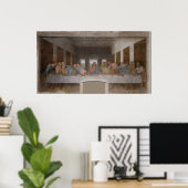 Poster The Last Supper Última Cena by Leonardo da Vinci (Bureau à domicile)