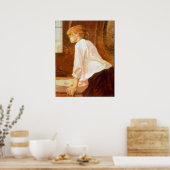 Poster The Laundress by Toulouse-Lautrec (Cuisine)