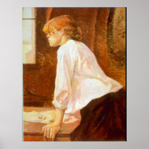 Poster The Laundress by Toulouse-Lautrec
