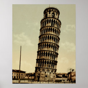 Poster The Leaning Tower Pisa Italy
