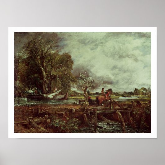 Poster The Leaping Horse, vers 1825 (huile sur toile) (Devant)