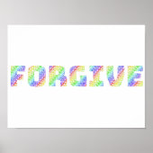 Poster The Liberating Act: Allow Yourself to FORGIVE Rain (Devant)